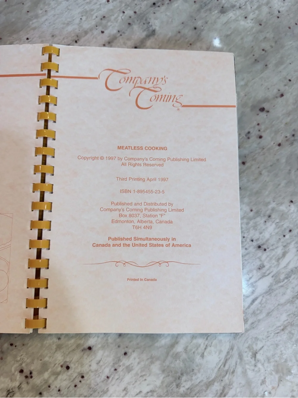 Company’s Coming Pizza & Meatless Cooking Jean Pare Cookbook Lot 2 Spiral Bound